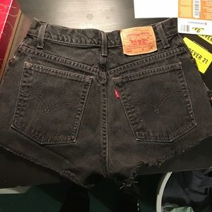 Levi’s high-waisted shorts